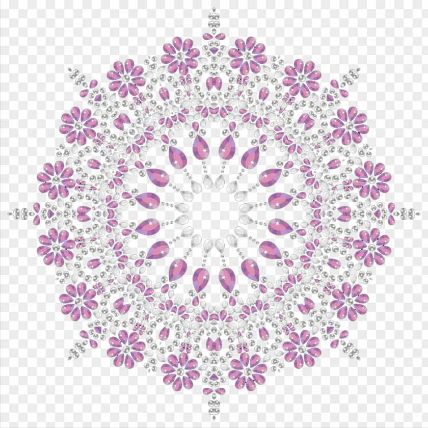 Purple Diamond Jewelry Wheel Fashion Alloy Pin PNG