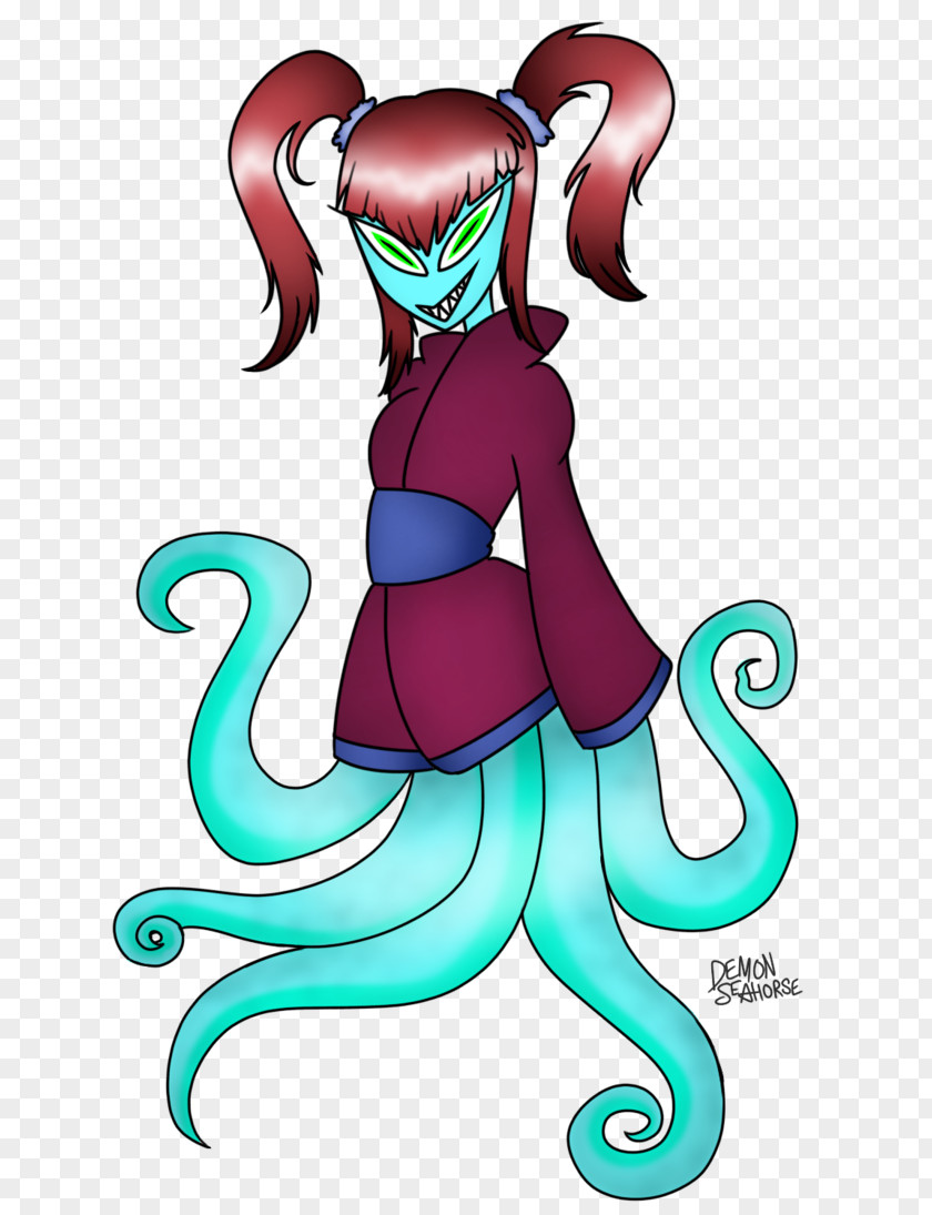 Cute Seahorse Vertebrate Octopus Pink M Clip Art PNG