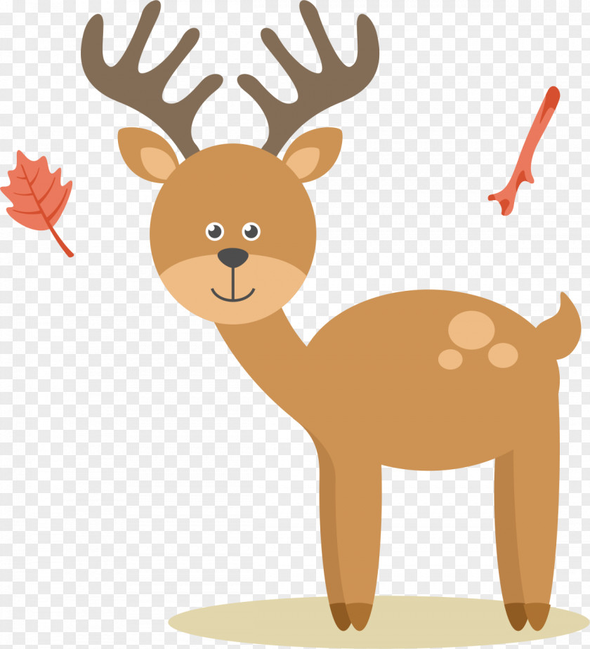 Deer Reindeer Cartoon Clip Art PNG
