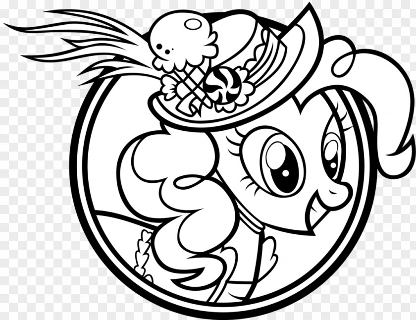Journal Tail Footer Line Fluttershy Pinkie Pie Drawing Coloring Book Rarity PNG