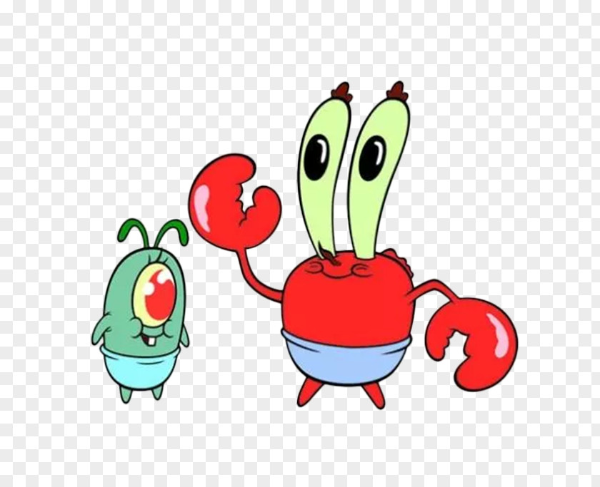 Lovely Cartoon Crab Boss Mr. Krabs Plankton And Karen SpongeBob SquarePants Squidward Tentacles Patrick Star PNG