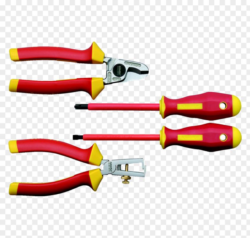 Pliers Diagonal Hand Tool Screwdriver PNG