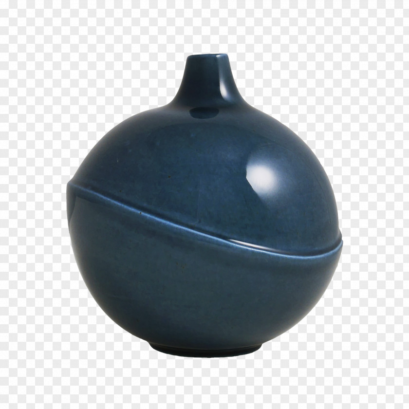 Vase Ceramic Pottery Product Cobalt Blue PNG