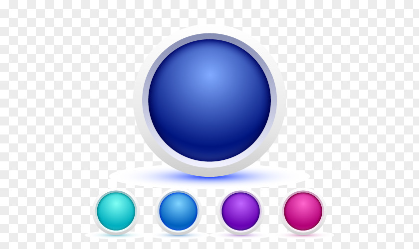Vector Colored Buttons Sphere Wallpaper PNG