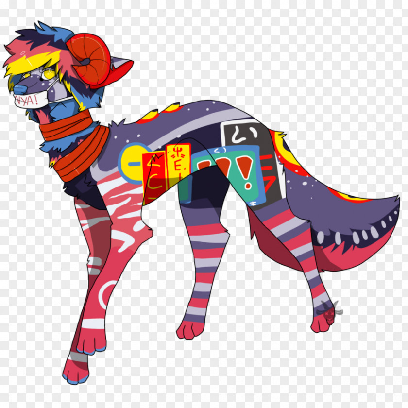 City Night Horse Character Animal Clip Art PNG