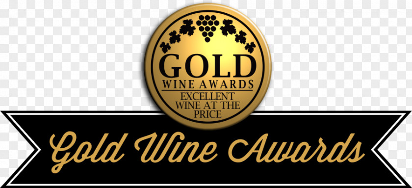 Gold Wine Label Logo Chardonnay Brand PNG