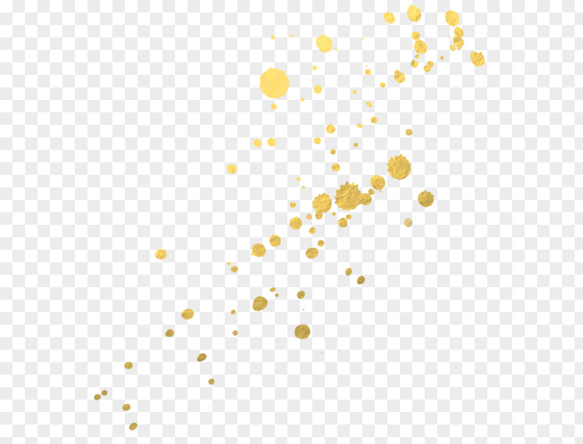 Ink Yellow Gold Paint PNG