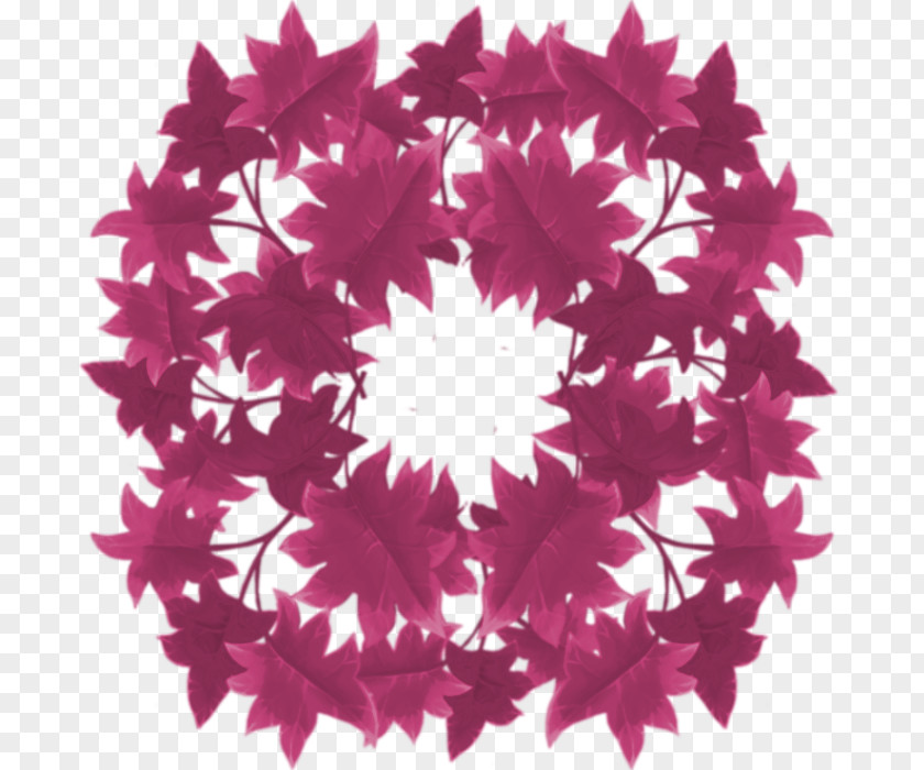 Pink M Symmetry PNG