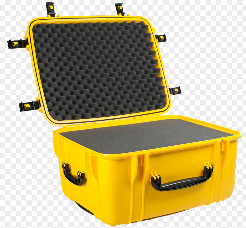 Suitcase Plastic Industry Yellow Seahorse Cases Mexico Maletas Estuches Cajas PNG