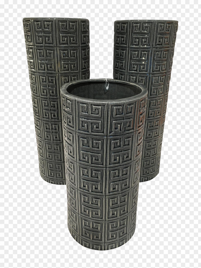 Vase Eastland Glass Cylinder Set Of 3 Gold Vase, Orange PNG