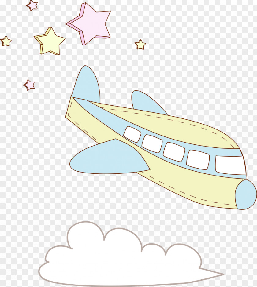 Vector Cartoon Airplane Flight Wing Helicopter Clip Art PNG