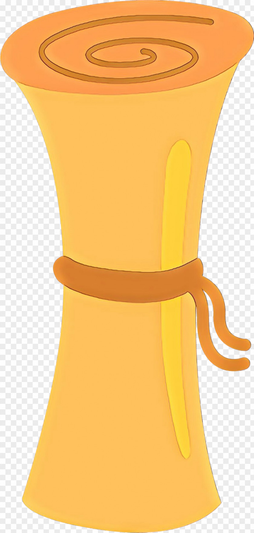 Yellow Material Property Vase PNG
