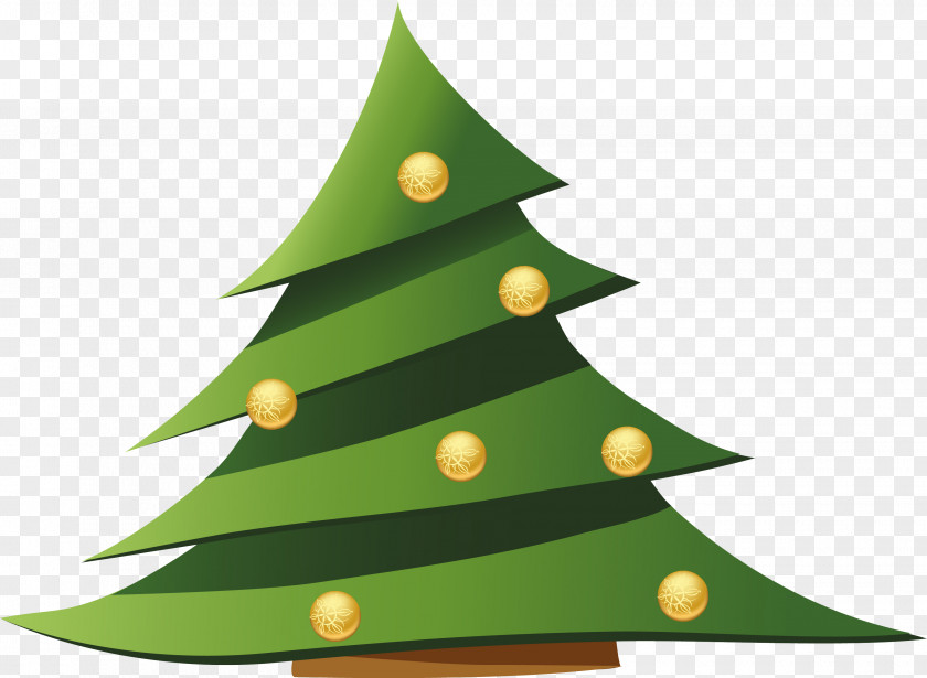 Christmas Tree Abstraction Green PNG