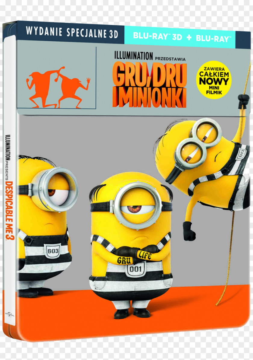 Dru And Gru Blu-ray Disc Felonious Ultra HD 3D Film PNG