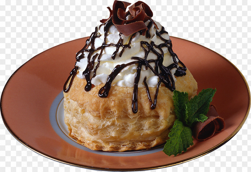 Pasta Ice Cream Profiterole Sundae Dame Blanche PNG