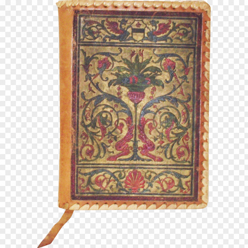 Vintage Book Tapestry Rectangle PNG