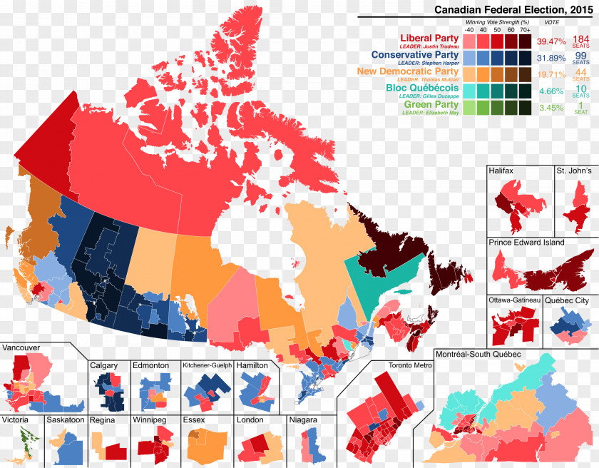 Canada Canadian Federal Election, 2015 43rd Election 1984 1993 PNG