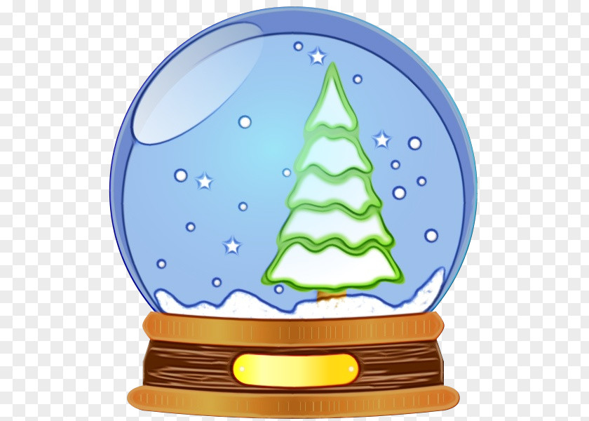 Christmas Tree Snow Globe PNG