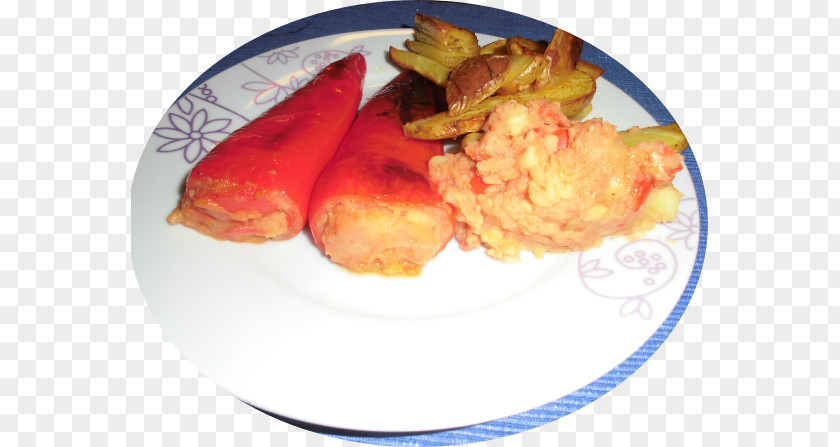 Paprika Schnitzel Side Dish Potato Wedges Stuffed Peppers Food PNG