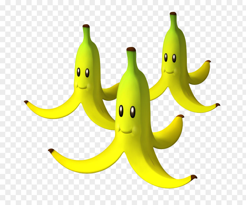 Picture Of A Banana Mario Kart Wii 7 Donkey Kong Super 8 PNG