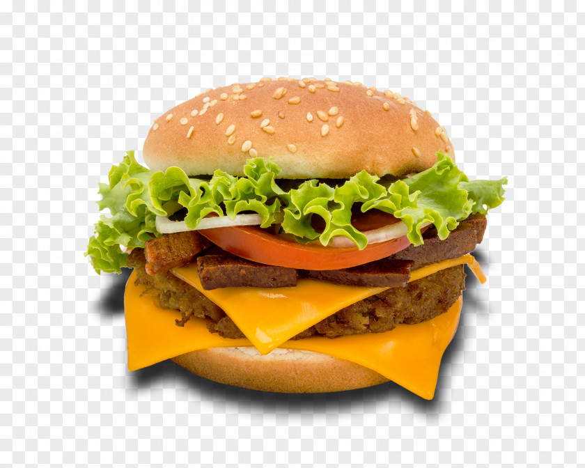 Burger Hamburger Cheeseburger Ham And Cheese Sandwich Fast Food PNG