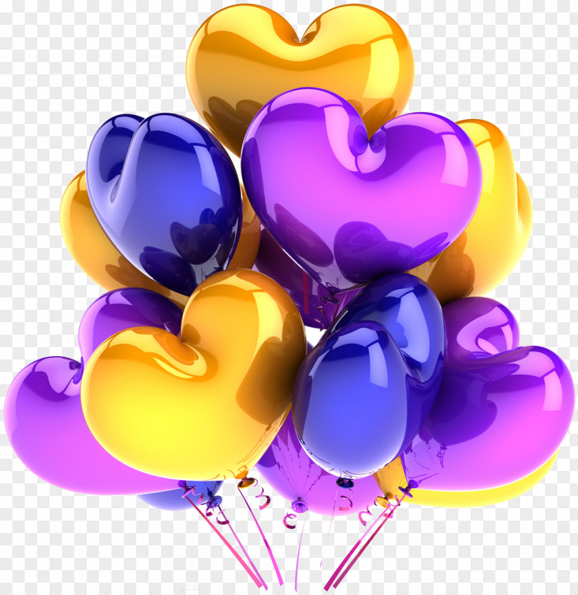 Heart-shaped Balloons Birthday Heart Photography Toy Balloon PNG