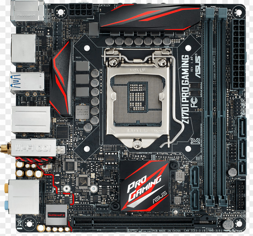 Intel LGA 1151 Mini-ITX Motherboard DDR4 SDRAM PNG