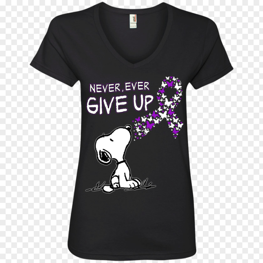 Never Give Up T-shirt Neckline Hoodie Gildan Activewear PNG
