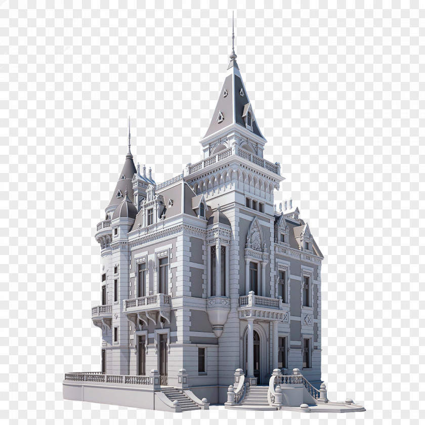 House Classical Architecture Manor Design PNG
