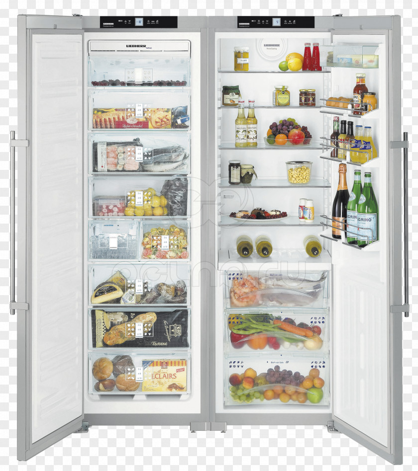 Refrigerator Liebherr Group Freezers Stainless Steel PNG