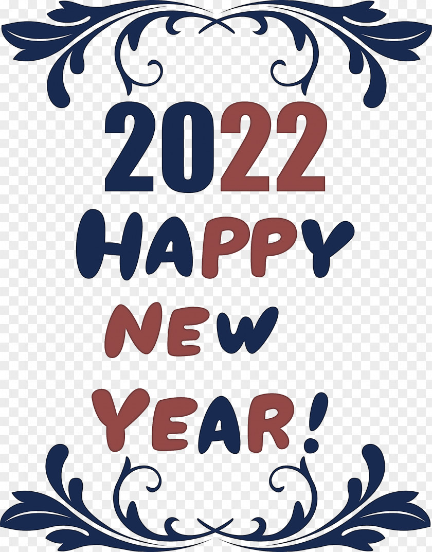 2022 Happy New Year PNG