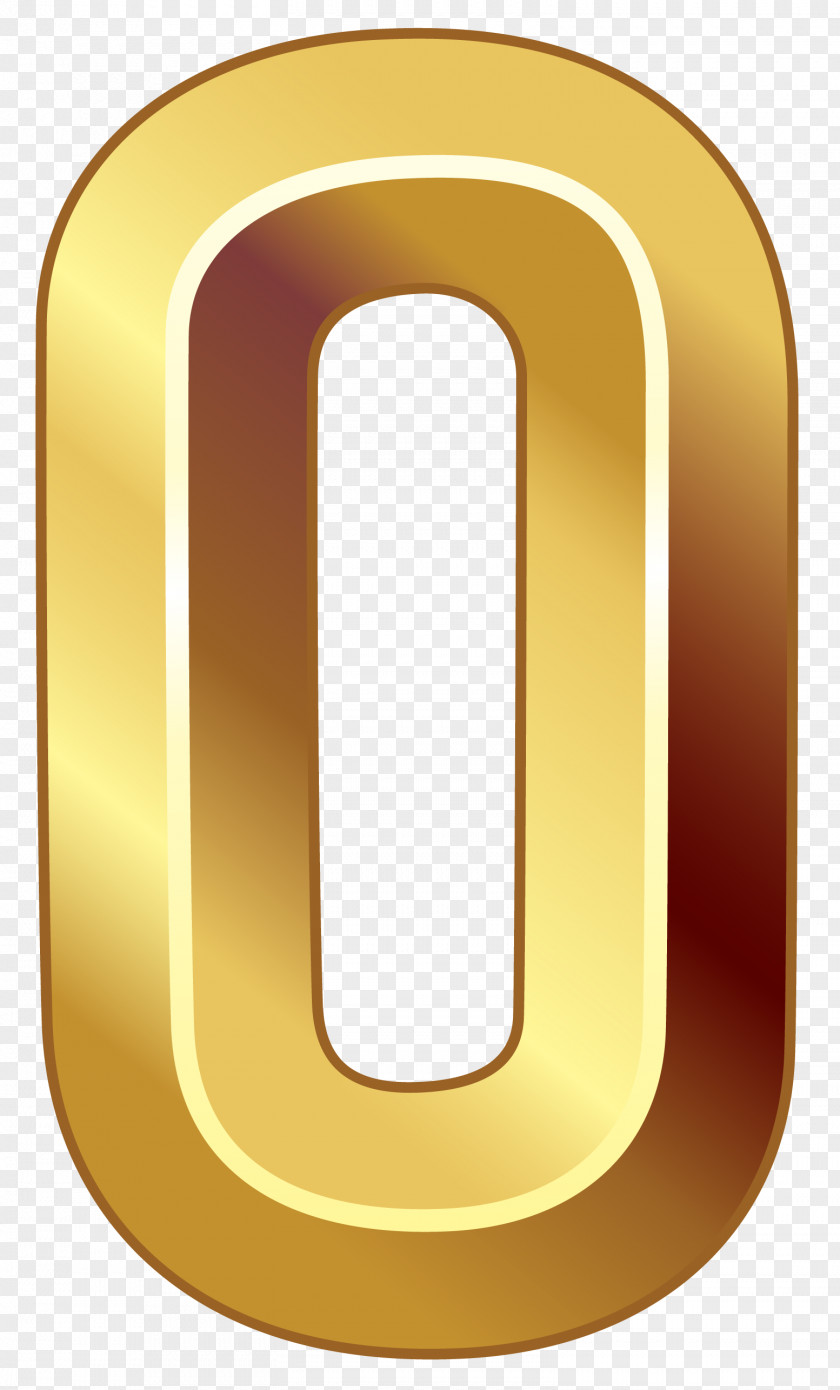Gold Number Zero Clipart Image Old Trafford Manchester United F.C. Premier League Stoke City 0 PNG