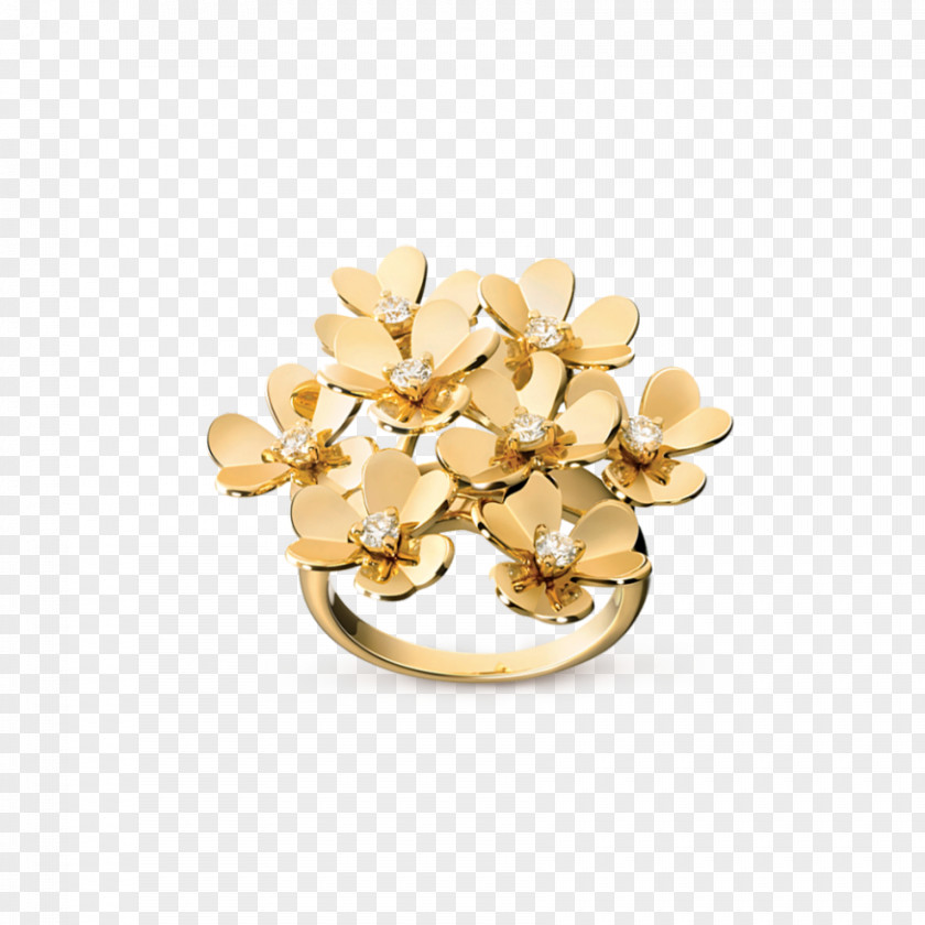 Jewellery Van Cleef & Arpels Earring Flower PNG