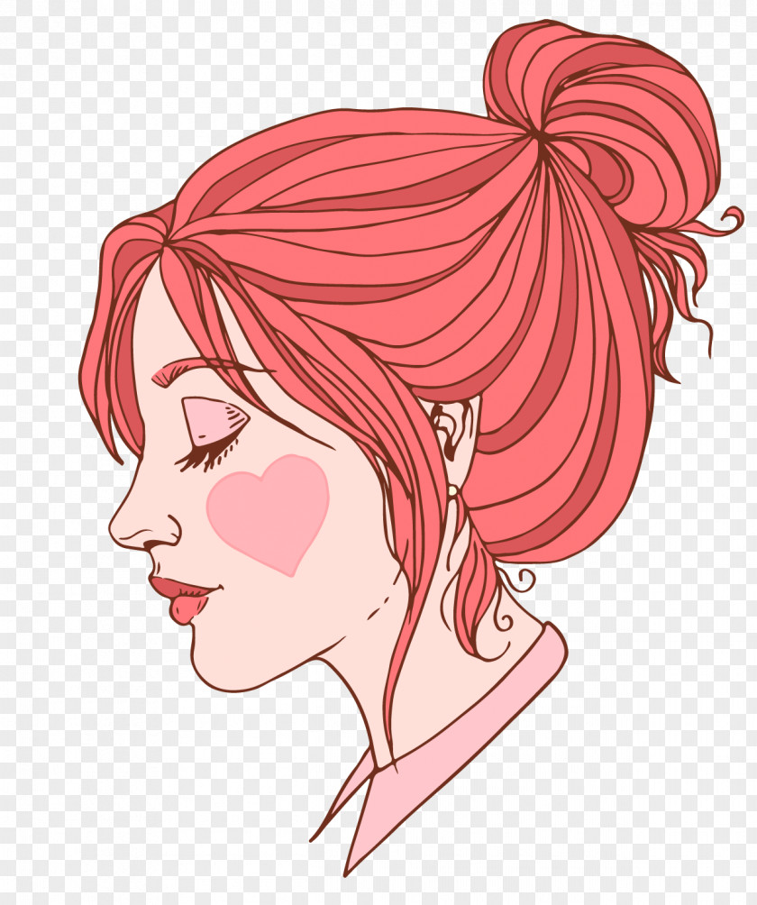 Vector Beauty Avatar Adobe Illustrator Woman Download PNG