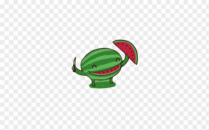 Watermelon Monster Icon PNG