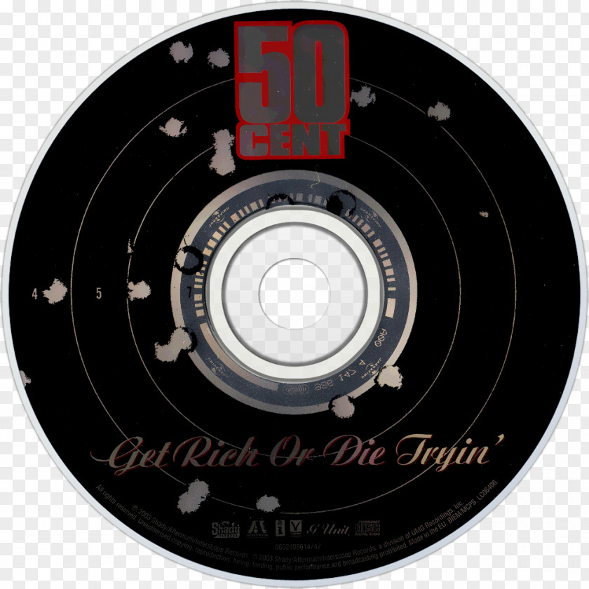 50 Cent Get Rich Or Die Tryin' Compact Disc Before I Self Destruct Interscope Records PNG