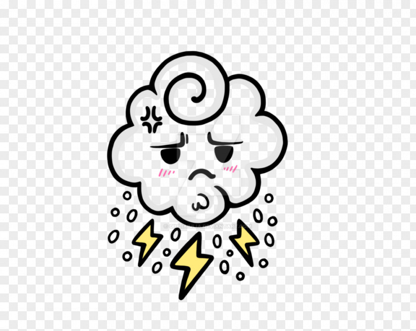 Angry Rain Cloud Art Redbubble Sticker Clip PNG