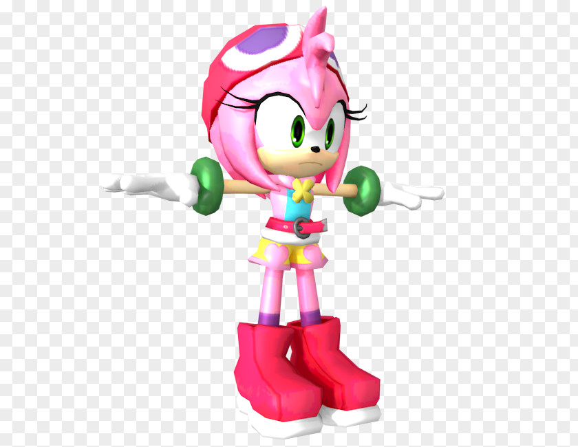 Balloon Model Sonic Runners Amy Rose CD Video Game PNG