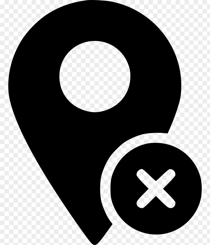 Black And White Symbol Map PNG
