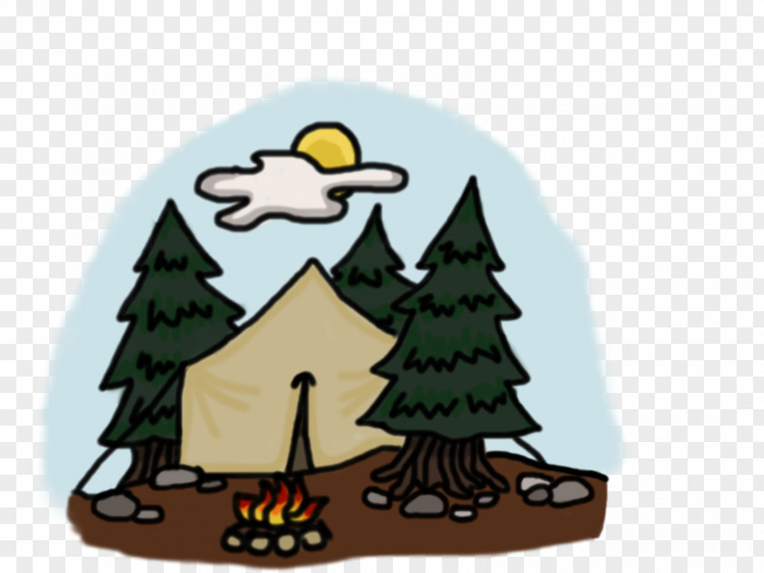Campsite Phrase Art Drawing Clip PNG