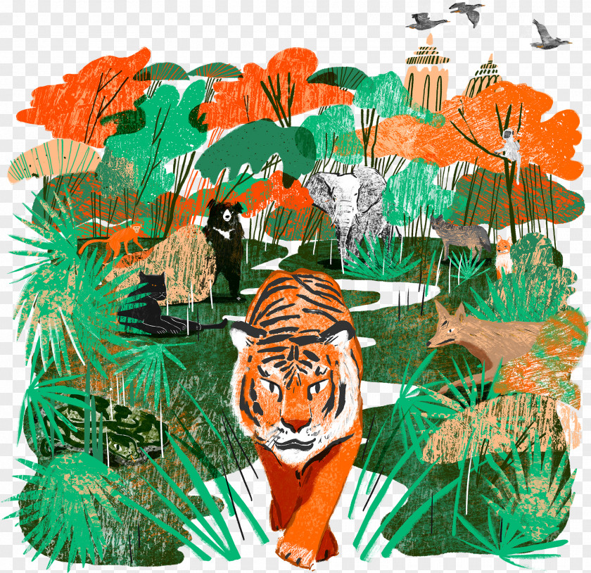 The Jungle Book Baloo Tiger! PNG