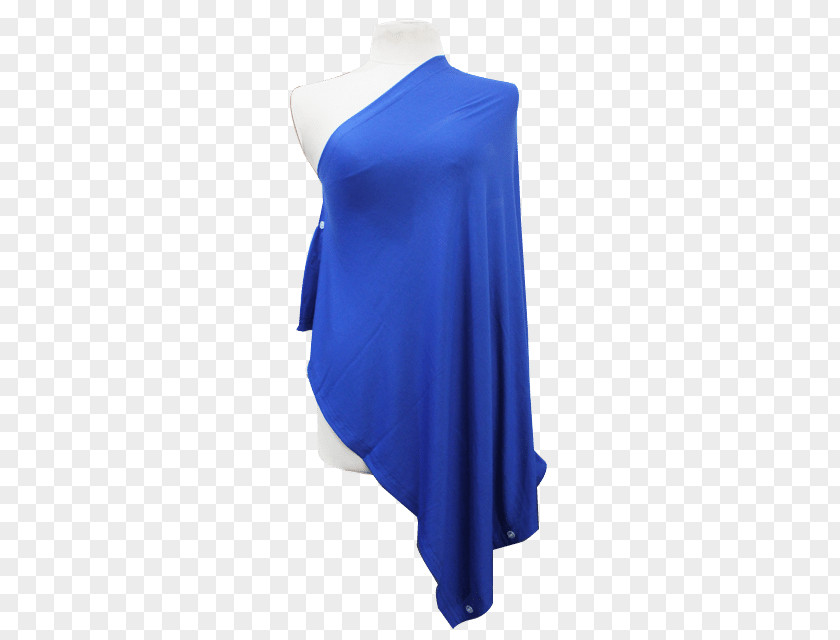 Blue Album Cover Shoulder Dress PNG