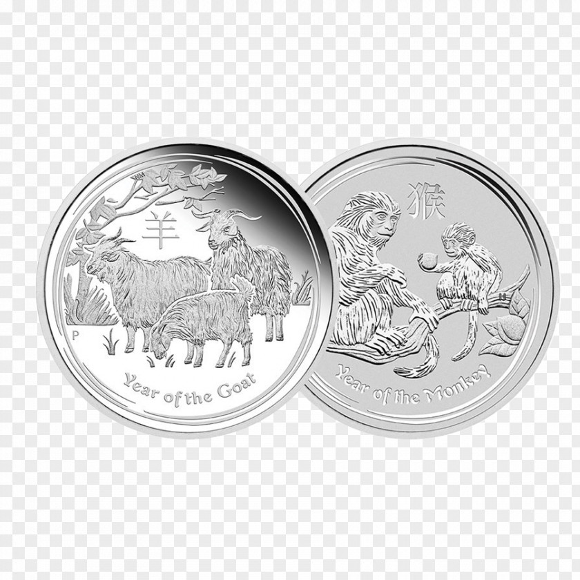 Coin Silver Perth Mint Lunar Series PNG