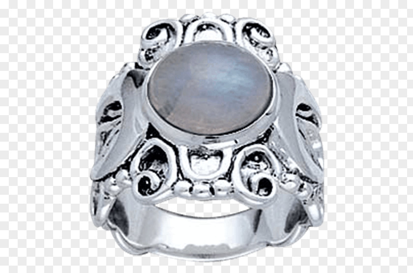 Extravagance Ring Silver Gemstone Jewellery Blue Moon PNG