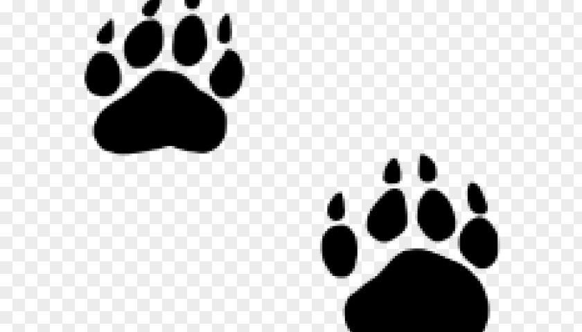 Footprint Drawing Dinosaur Footprints Clip Art Polar Bear Paw American Black PNG