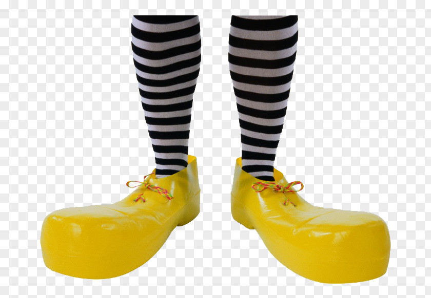 Yellow Bulk Shoes Shoe Clown Footwear PNG