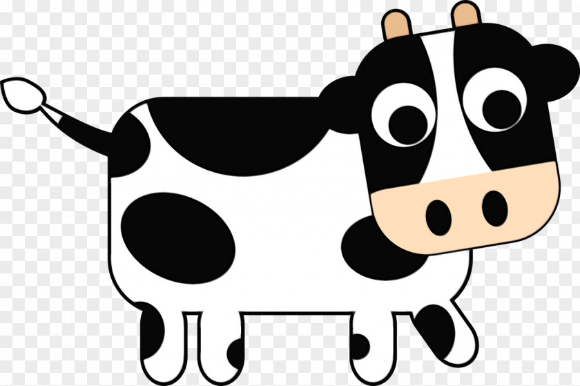 Dairy Blackandwhite Drawing Cartoon Cattle UK Day Painting PNG