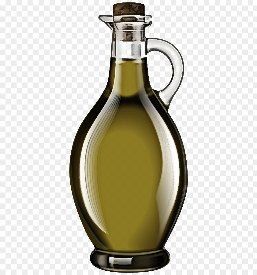 Glass Bottle Wine Olive Oil PNG