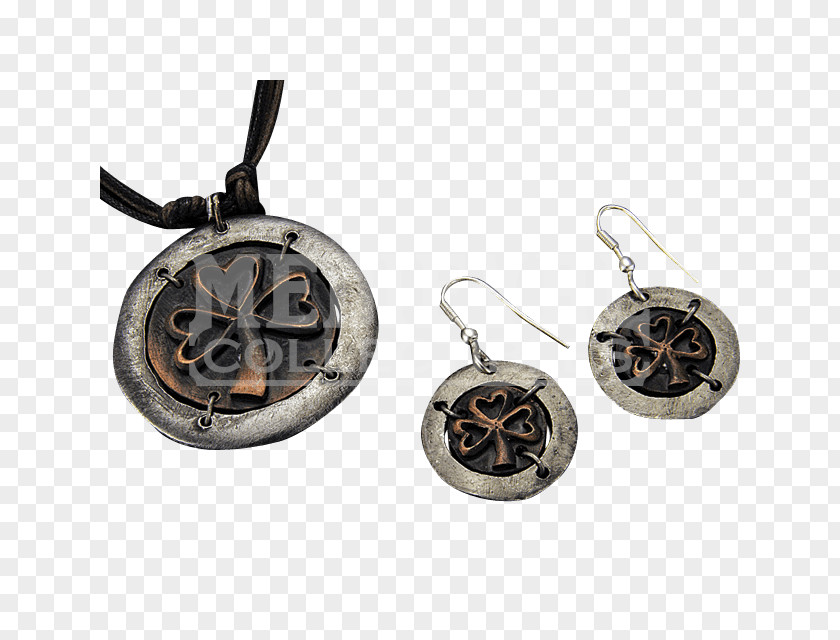 Lucky Charms Earring & Pendants Silver PNG
