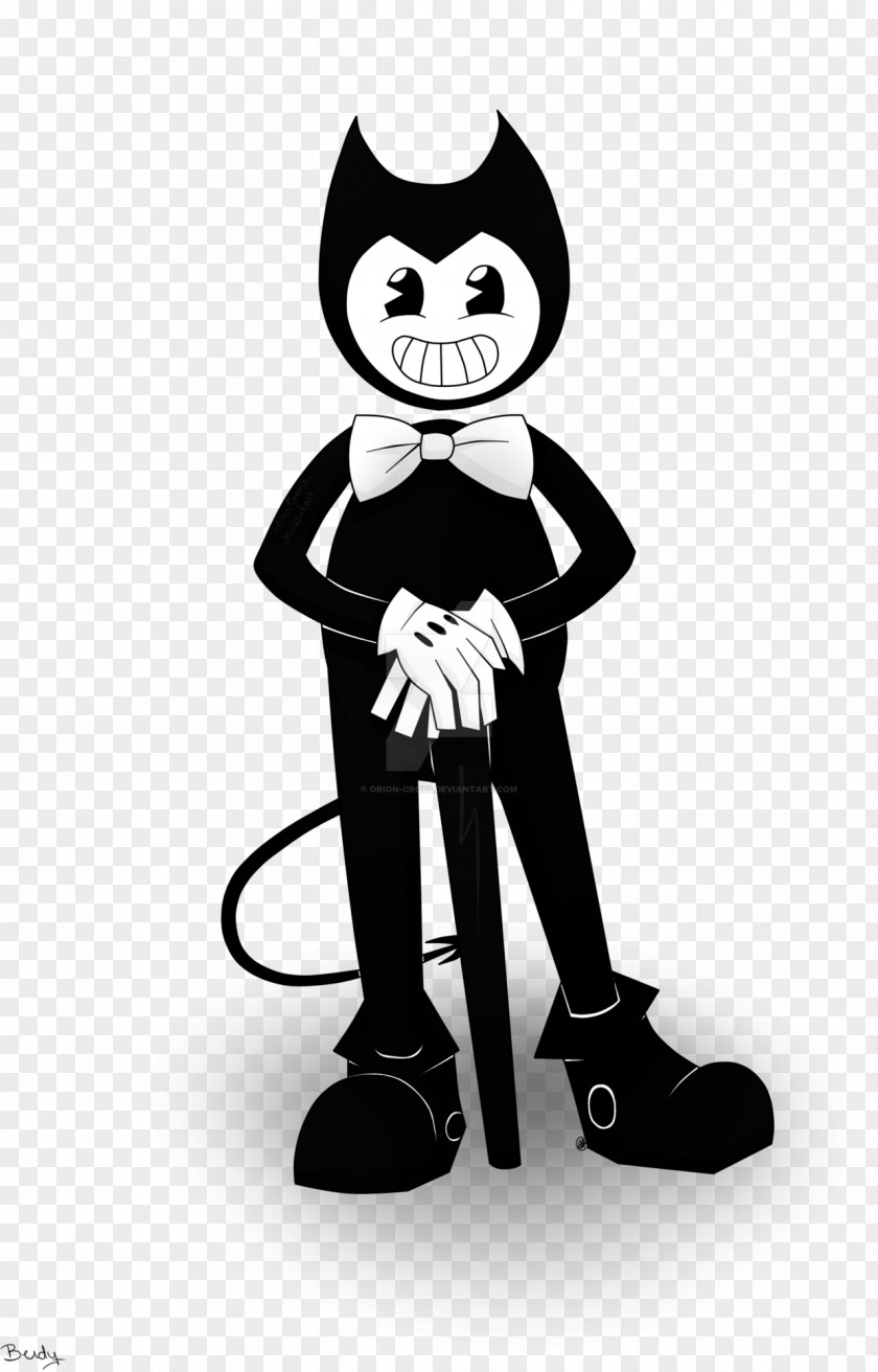 Cat Bendy And The Ink Machine Drawing Fan Art TheMeatly Games PNG
